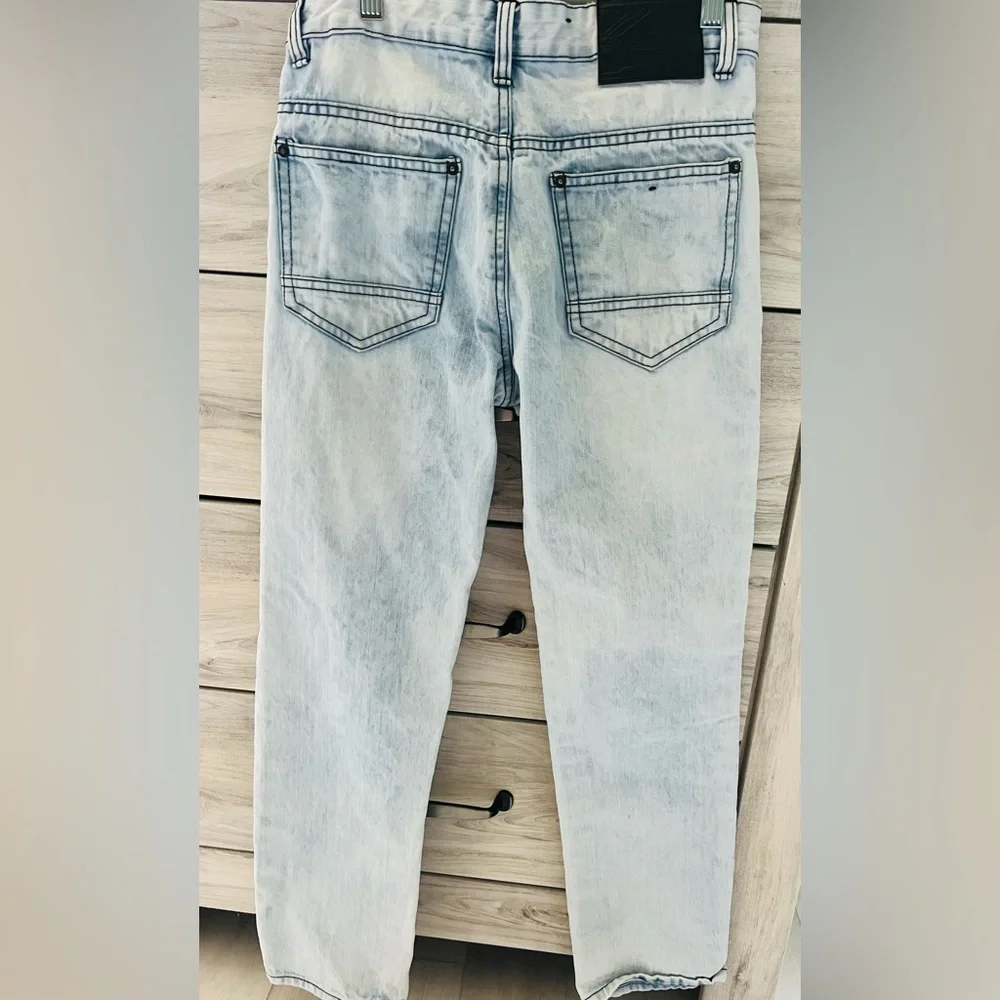 Boys Size 16 Southpole Jeans Distressed, light wash. - Picture 3 of 5
